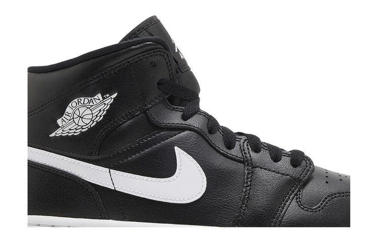 Air Jordan 1 Mid Black White (Women's)