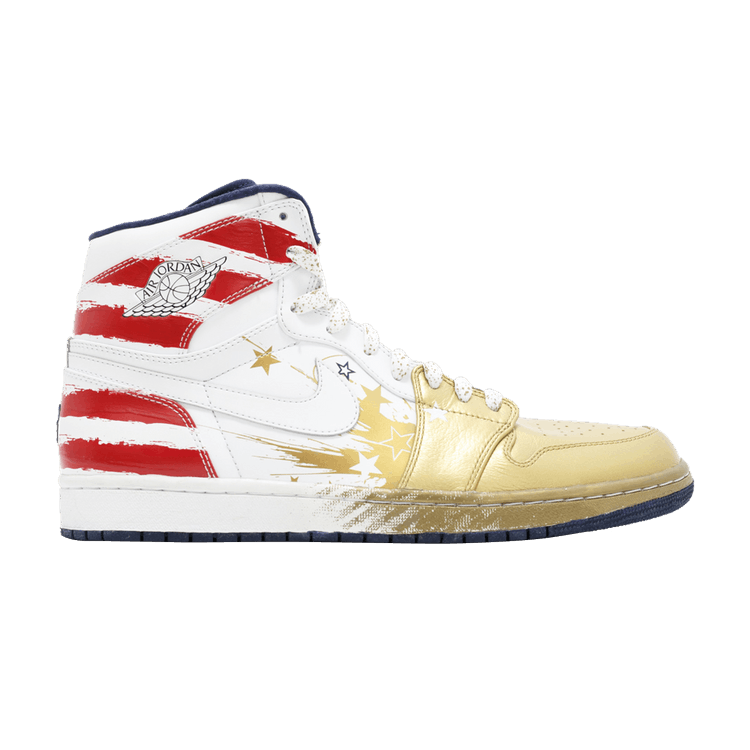 Air Jordan 1 Retro Dave White Wings For the Future Gold