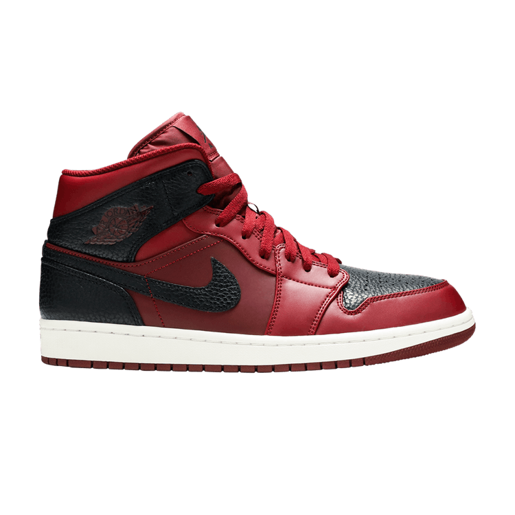 Air Jordan 1 Retro Mid Team Red Black