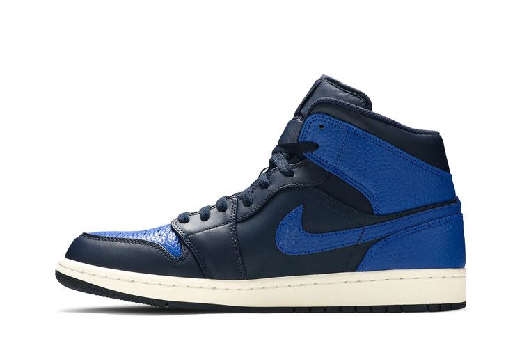 Air Jordan 1 Mid Obsidian Game Royal
