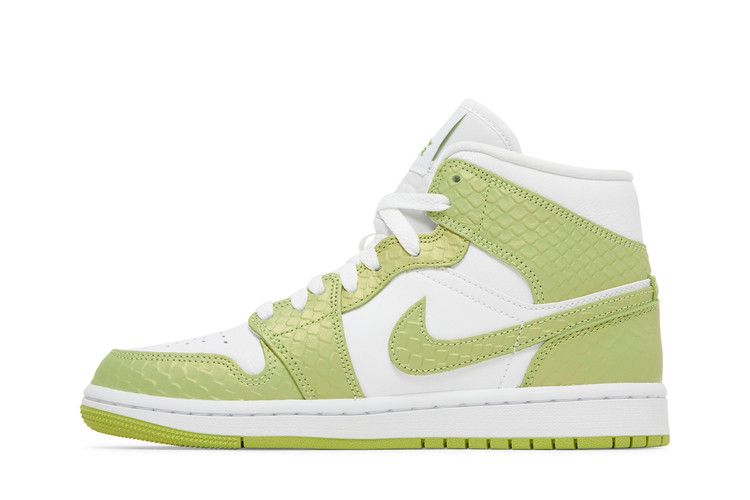 Air Jordan 1 Mid Green Python (Women's)