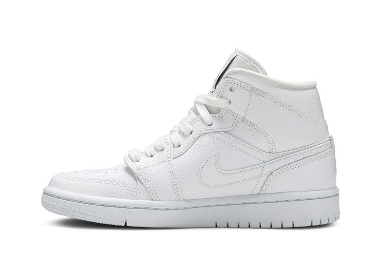 Air Jordan 1 Mid White Snakeskin (Women's)