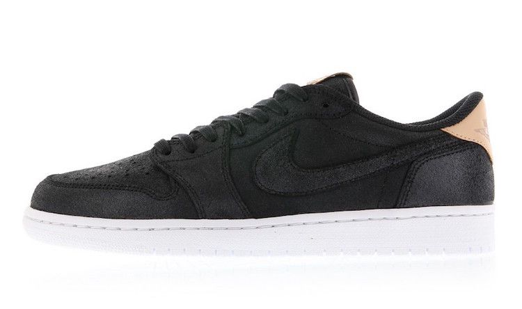Air Jordan 1 Retro Low OG Black Vachetta