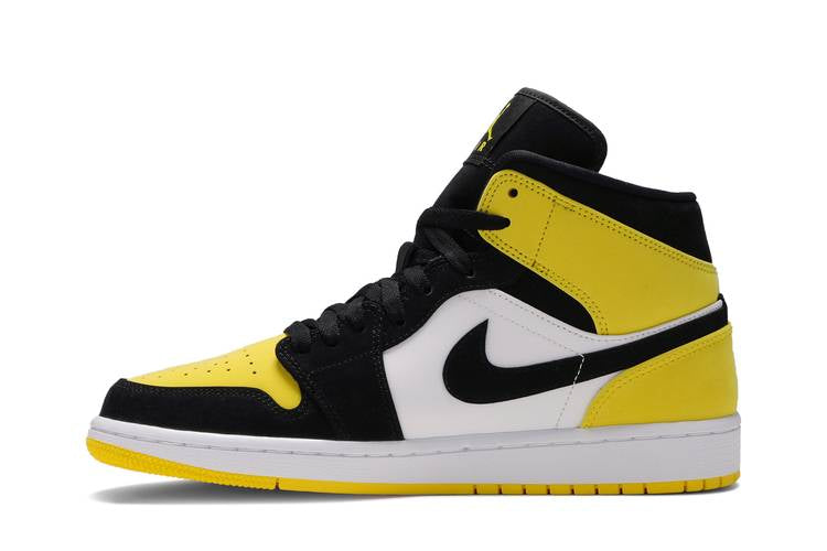 Air Jordan 1 Mid Yellow Toe Black