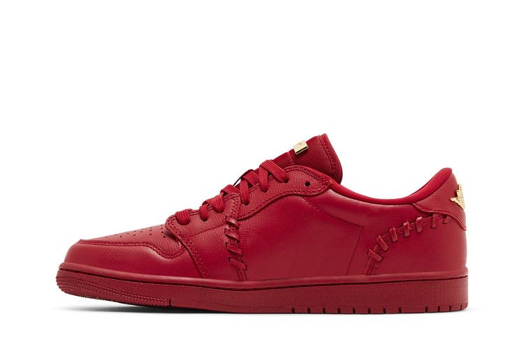 Air Jordan 1 Low Method of Make Gym Red Metallic Gold (Women's)