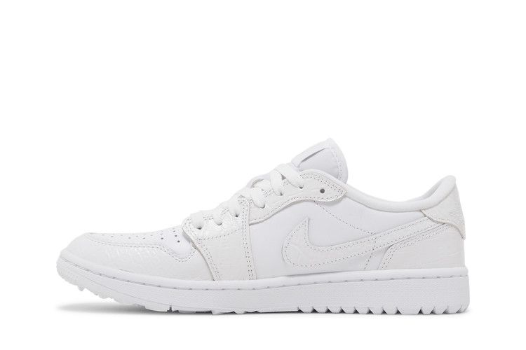 Air Jordan 1 Retro Low Golf White Croc