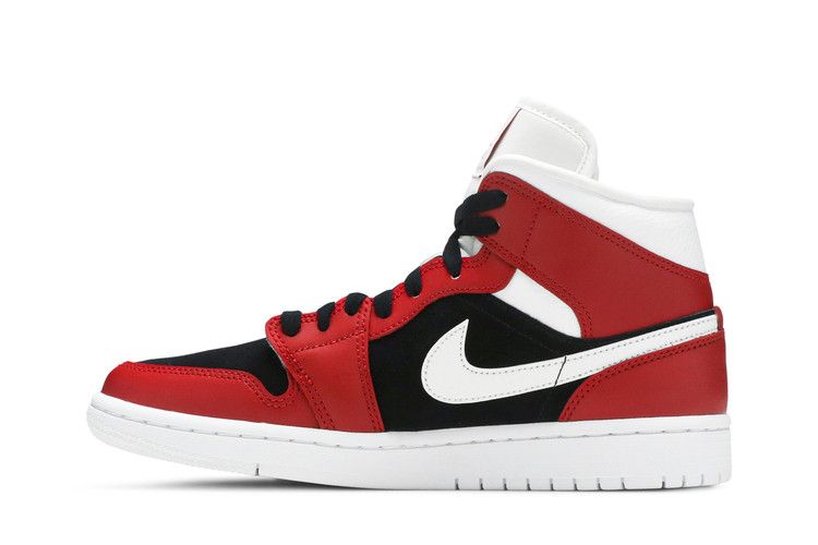 Air Jordan 1 Mid Gym Red Black (Women's)