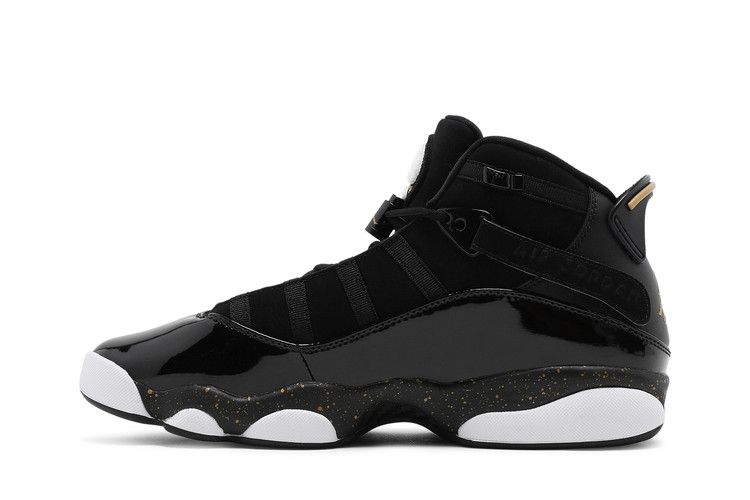 Air Jordan 6 Rings Black Metallic Gold White