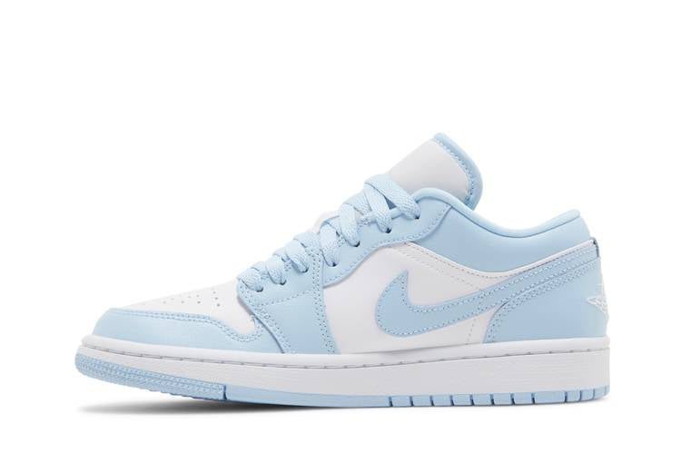 Air Jordan 1 Low White Ice Blue (Women's)