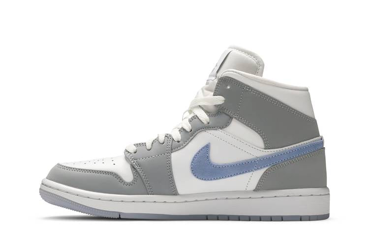 Air Jordan 1 Mid Wolf Grey Aluminum (Women's)