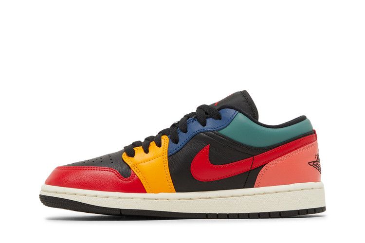 Air Air Jordan 1 Low SE Black Multi-Color (Women's)