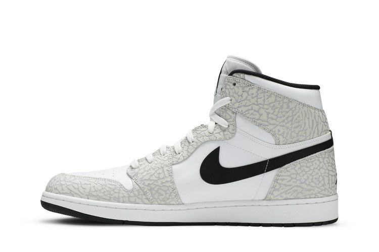 Air Jordan 1 Retro White Elephant Print