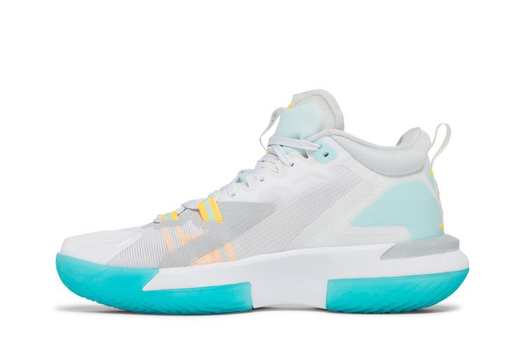 Air Jordan Zion 1 White Dynamic Turquoise