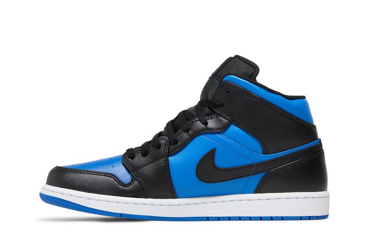 Air Jordan 1 Mid Black Royal Blue