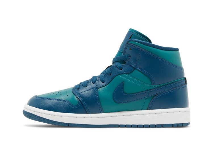 Air Jordan 1 Mid Teal French Blue (Women's)
