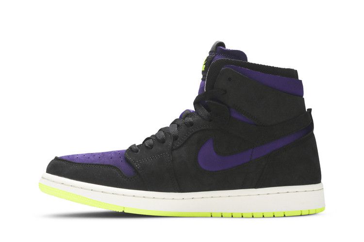 Air Jordan 1 High Zoom Air CMFT Black Court Purple Lemon Venom (Women's)