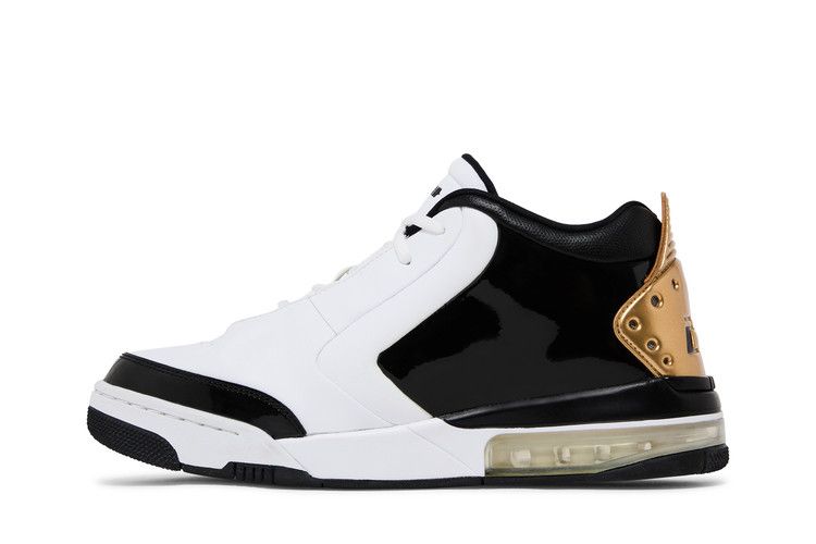 Air Jordan Big Fund Premium White Metallic Gold