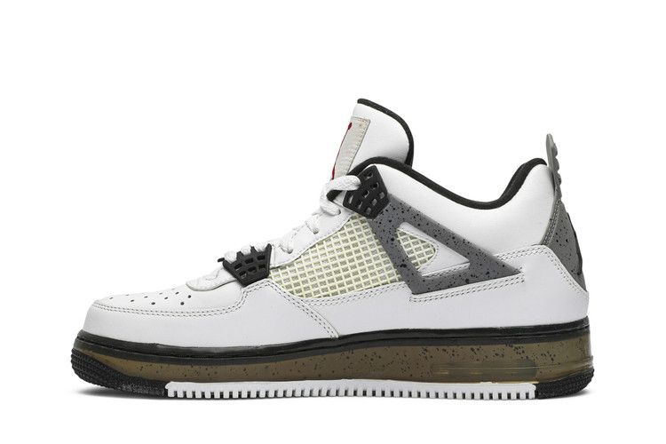 Air Jordan AJF 4 White Cement