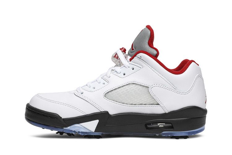 Air Jordan 5 Retro Low Golf Fire Red (Silver Tongue)