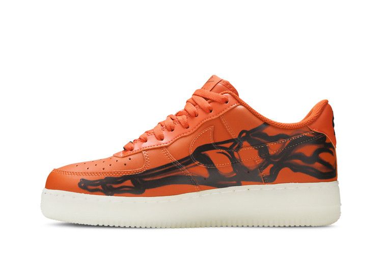 Nike Air Force 1 Low Orange Skeleton Halloween (2020) Sneakers