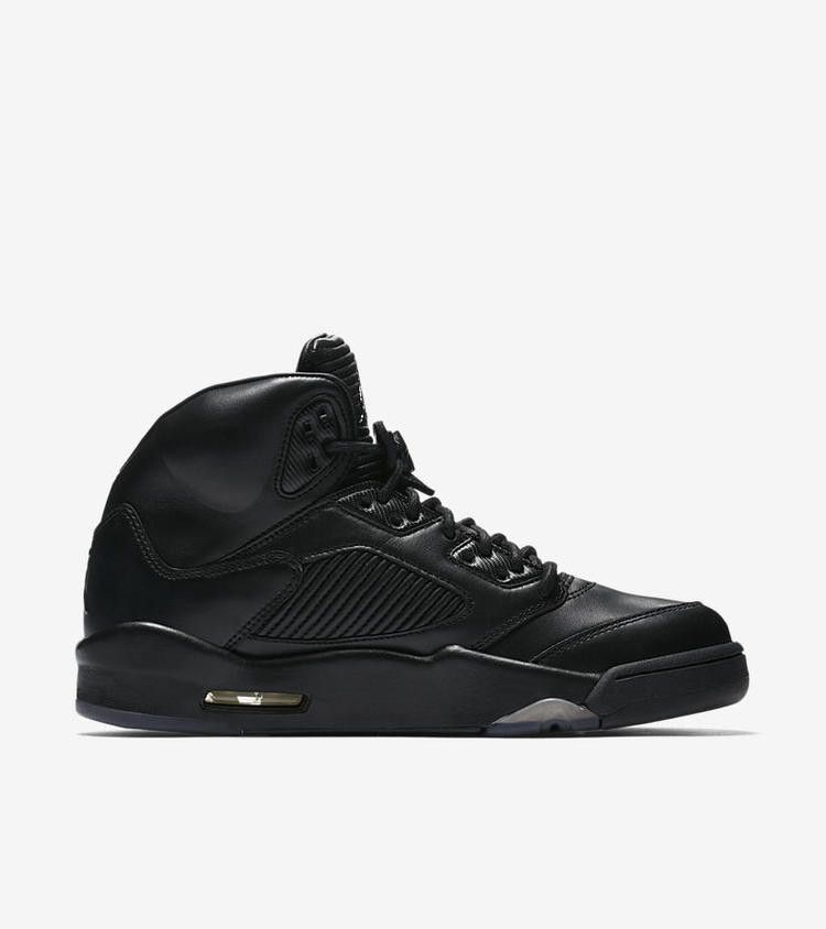 Air Jordan 5 Retro Premium Triple Black