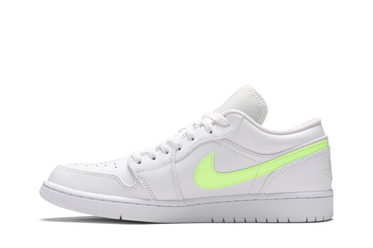 Air Jordan 1 Low White Multi-Color Swoosh
