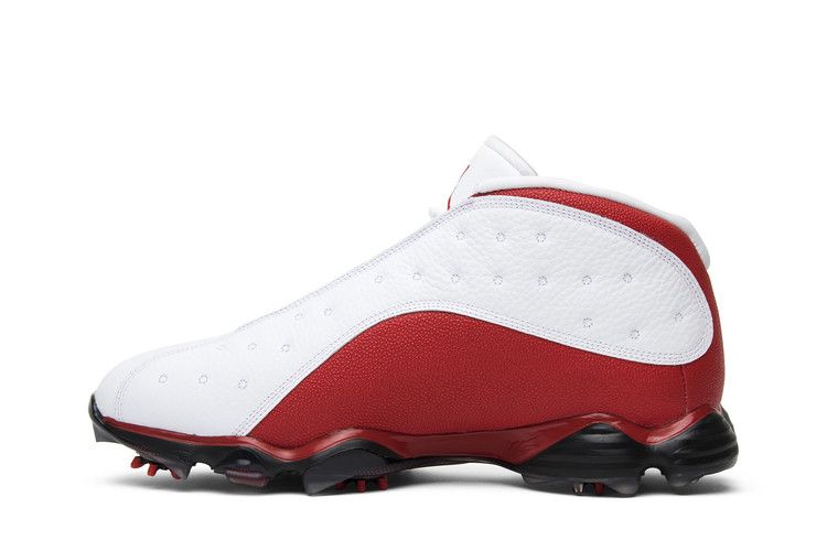 Air Jordan 13 Retro Golf Cleat White Red