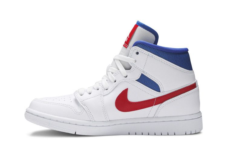 Air Jordan 1 Mid White Red Royal (Women's)