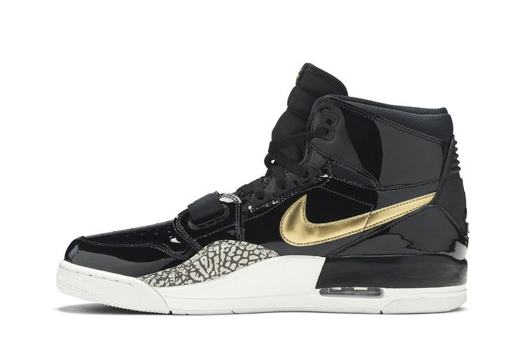 Air Jordan Legacy 312 Black Gold Patent
