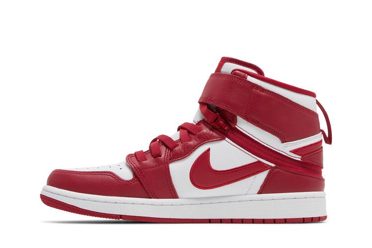 Air Jordan 1 High FlyEase White Cardinal Red
