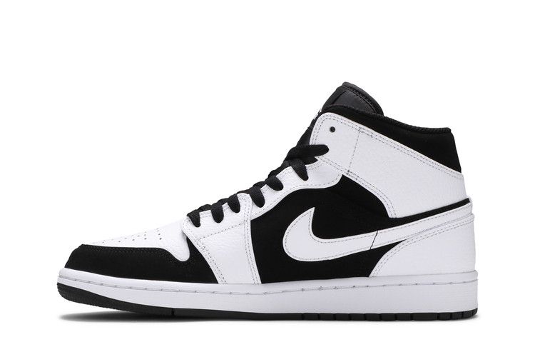 Air Jordan 1 Mid White Black