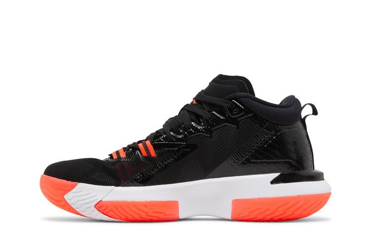 Air Jordan Zion 1 PF Black White Bright Crimson