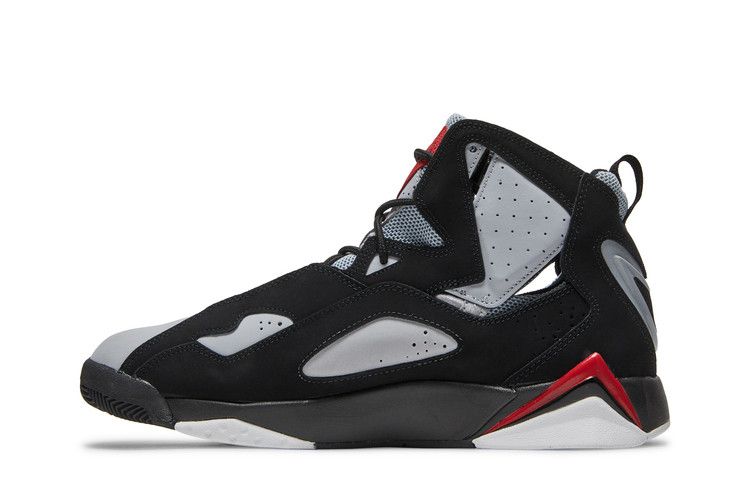 Air Jordan True Flight Black Varsity Red Wolf Grey