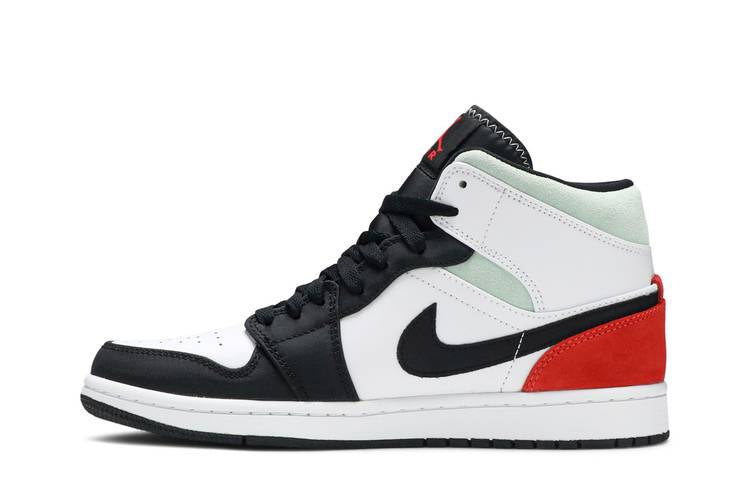 Air Jordan 1 Mid SE Red Black Toe