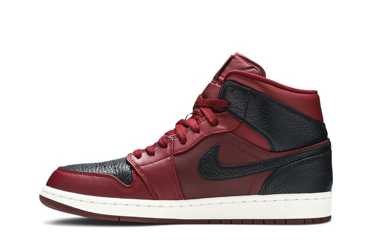 Air Jordan 1 Retro Mid Team Red Black