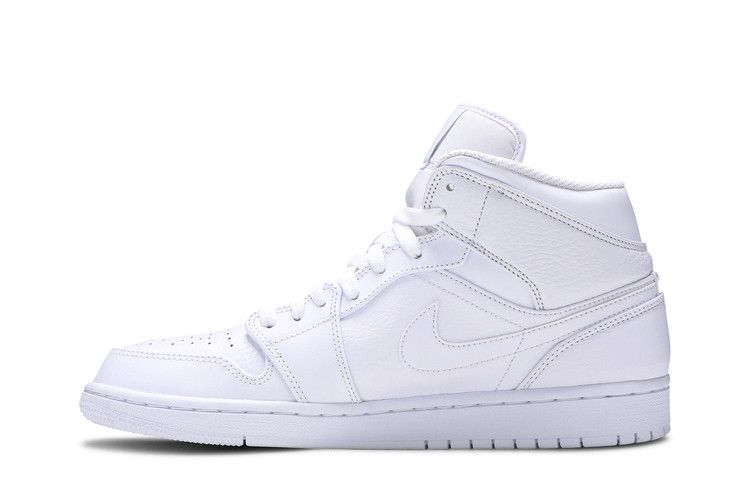 Air Jordan 1 Mid Triple White (2018)