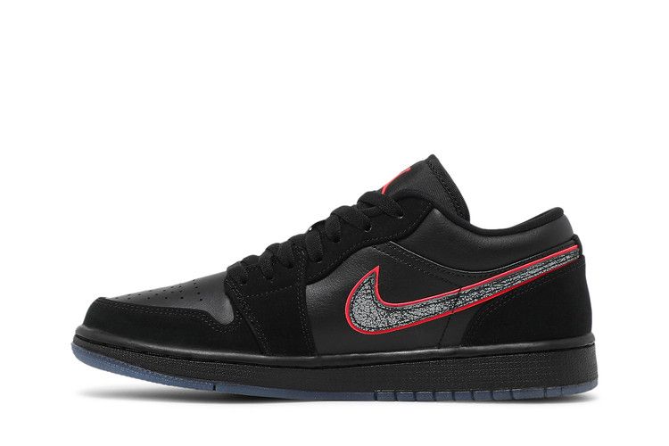 Air Jordan 1 Low Black Red Orbit
