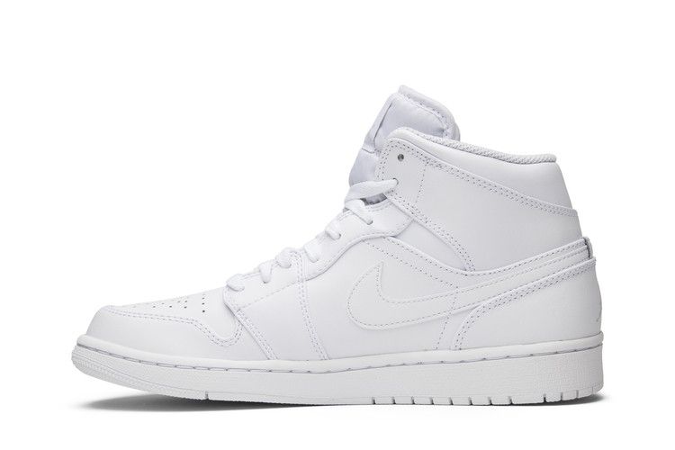 Air Jordan 1 Mid White/Pure Platinum