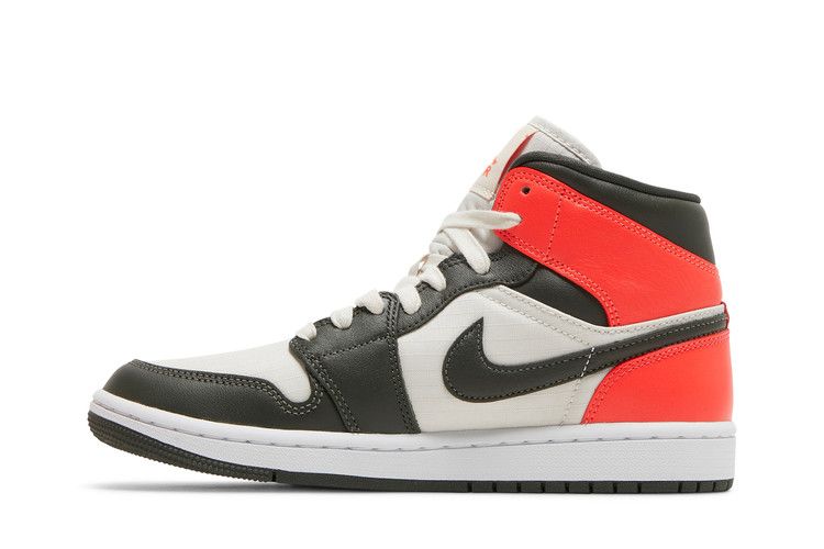Air Jordan 1 Mid Newsprint Light Orewood Brown (Women's)