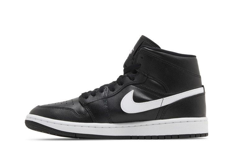 Air Jordan 1 Mid Black White (Women's)