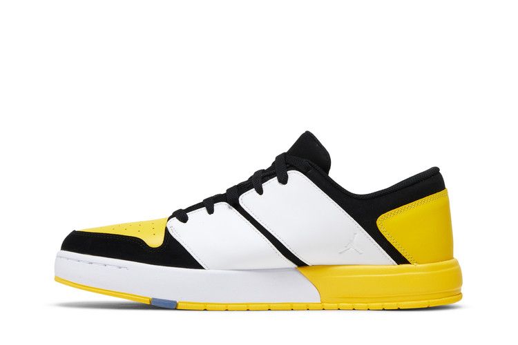 Air Jordan Nu Retro 1 Low Black Tour Yellow White