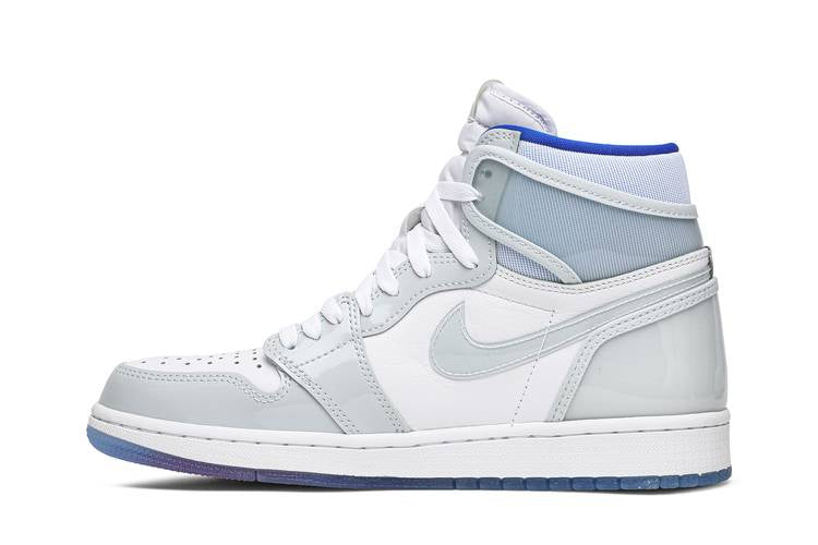 Air Jordan 1 Retro High Zoom White Racer Blue