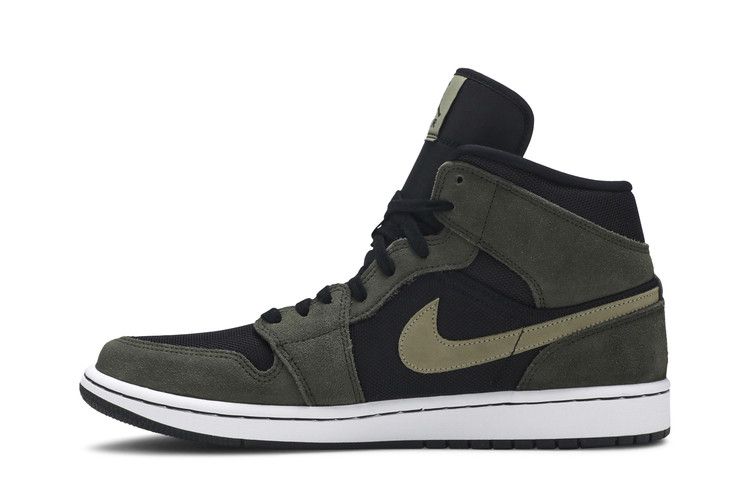 Air Jordan 1 Mid Military Olive (Women's)