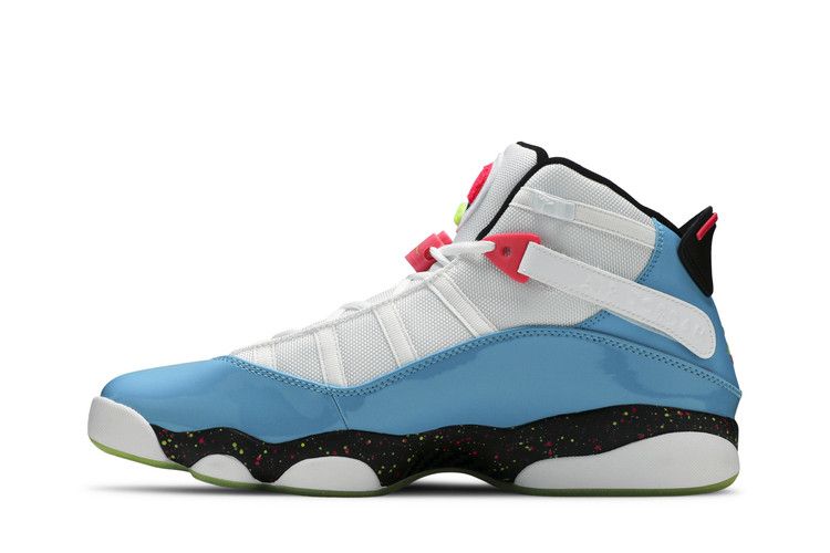 Air Jordan 6 Rings White Light Blue Fury Cyber