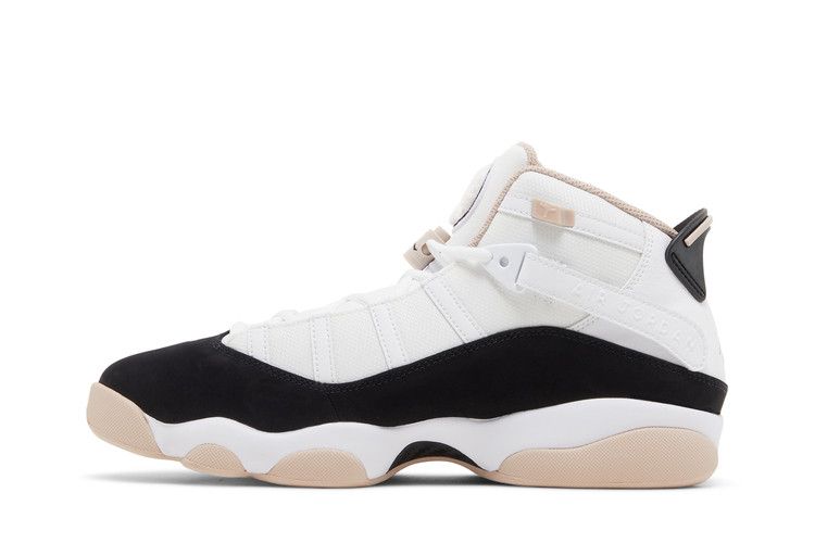 Air Jordan 6 Rings White Fossil Stone Black