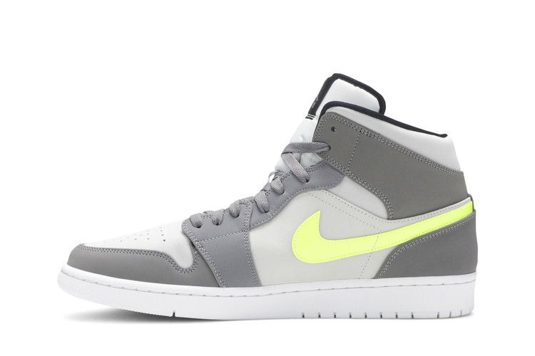 Air Jordan 1 Mid Gunsmoke Volt
