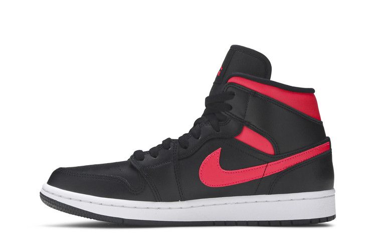 Air Jordan 1 Mid Black Siren Red (Women's)
