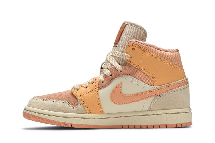 Air Jordan 1 Mid Apricot Orange (Women's)