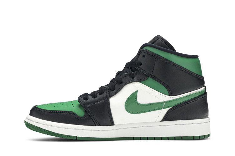 Air Jordan 1 Mid Green Toe