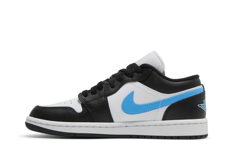 Air Jordan 1 Low Black University Blue White (Women's)